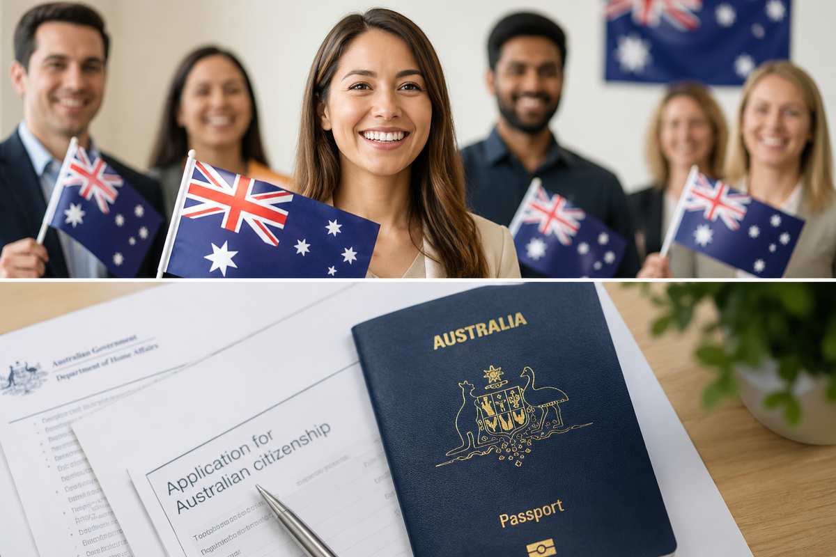 Australian citizenship ceremony and citizenship application documents
