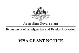  australia visa grant notice 
